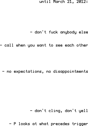 until March 21, 2012: